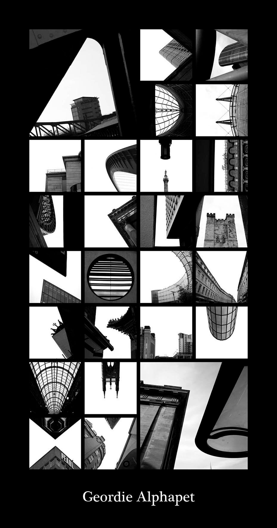 Geordie Alphapet poster