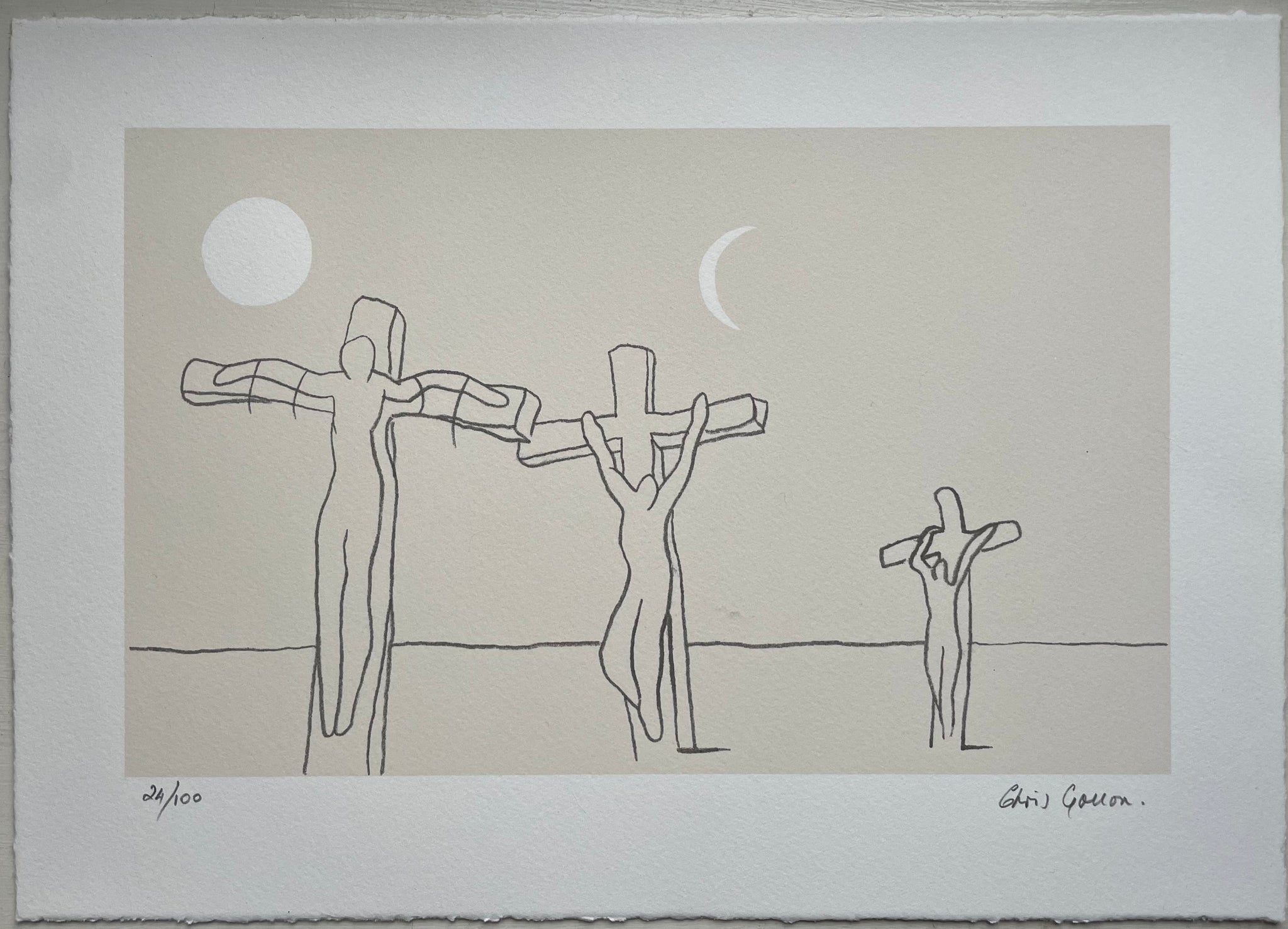 Stations of the Cross print and book
